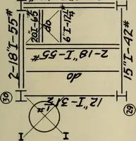 An illustration from Design of the steel framework for an office building (1913)