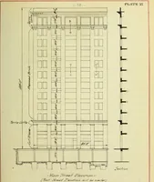An illustration from Design of a steel skeleton office building (1911)