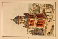 Picture 9 of 13 from Designs for architectural models to be erected with Richter's "anchor blocks" = Bauvorlagen für Richter's anker-steinbaukasten / composed and executed by Dr. Richter's art department. (1900), leaf 17