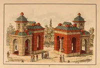 Picture 11 of 13 from Designs for architectural models to be erected with Richter's "anchor blocks" = Bauvorlagen für Richter's anker-steinbaukasten / composed and executed by Dr. Richter's art department. (1900), leaf 19