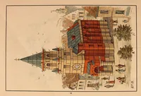 Picture 13 of 13 from Designs for architectural models to be erected with Richter's "anchor blocks" = Bauvorlagen für Richter's anker-steinbaukasten / composed and executed by Dr. Richter's art department. (1900), leaf 22