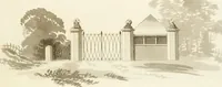 An illustration from Designs for cottages, cottage farms, and other rural buildings, including entrance gates and lodges (1805)
