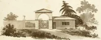 An illustration from Designs for cottages, cottage farms, and other rural buildings, including entrance gates and lodges (1805)