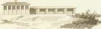 An illustration from Designs for cottages, cottage farms, and other rural buildings, including entrance gates and lodges (1805)