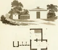 An illustration from Designs for cottages, cottage farms, and other rural buildings, including entrance gates and lodges (1805)