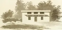 An illustration from Designs for cottages, cottage farms, and other rural buildings, including entrance gates and lodges (1805)