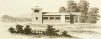 An illustration from Designs for cottages, cottage farms, and other rural buildings, including entrance gates and lodges (1805)