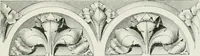 An illustration from Designs for Gothic ornaments & furniture, after the ancient manner, for ecclesiastical and domestic purposes, for the use of architects, and workers in metal, stone, wood, etc., etc (1854)