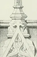 An illustration from Designs for Gothic ornaments & furniture, after the ancient manner, for ecclesiastical and domestic purposes, for the use of architects, and workers in metal, stone, wood, etc., etc (1854)