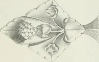 An illustration from Designs for Gothic ornaments & furniture, after the ancient manner, for ecclesiastical and domestic purposes, for the use of architects, and workers in metal, stone, wood, etc., etc (1854)