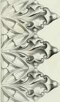 An illustration from Designs for Gothic ornaments & furniture, after the ancient manner, for ecclesiastical and domestic purposes, for the use of architects, and workers in metal, stone, wood, etc., etc (1854)