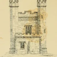 An illustration from Designs for lodges and park entraces (1833)