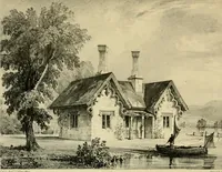 An illustration from Designs for lodges and park entraces (1833)