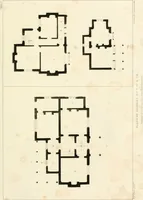 An illustration from Designs for parsonage houses, alms houses, etc. etc. with examples of gables, and other curious remains of old English architecture (1827)