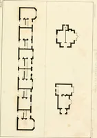An illustration from Designs for parsonage houses, alms houses, etc. etc. with examples of gables, and other curious remains of old English architecture (1827)