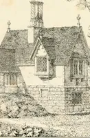 Picture 16 of 22 from Designs for parsonage houses, alms houses, etc. etc. with examples of gables, and other curious remains of old English architecture (1827), leaf 69