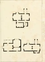 An illustration from Designs for parsonage houses, alms houses, etc. etc. with examples of gables, and other curious remains of old English architecture (1827)