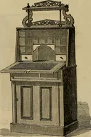 Picture 43 of 75 from Designs of writing desks, tables, bookcases, secretaries, etc., etc. (1873), leaf 33