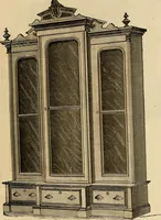 Picture 47 of 75 from Designs of writing desks, tables, bookcases, secretaries, etc., etc. (1873), leaf 36