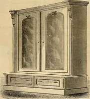 Picture 59 of 75 from Designs of writing desks, tables, bookcases, secretaries, etc., etc. (1873), leaf 42