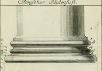 Picture 50 of 61 from Des Jacobi Barozzi von Vignola Grund Regeln über die fünff Säulen auffs neue zum fleissigsten ubersehen, mit unterschtedenen nöthingen Regeln vermehret und mit 50 rissern in Kupffer (1720), leaf 122