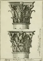 An illustration from Des Jacobi Barozzi von Vignola Grund Regeln über die fünff Säulen auffs neue zum fleissigsten ubersehen, mit unterschtedenen nöthingen Regeln vermehret und mit 50 rissern in Kupffer (1720)