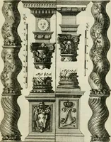 An illustration from Des Jacobi Barozzi von Vignola Grund Regeln über die fünff Säulen auffs neue zum fleissigsten ubersehen, mit unterschtedenen nöthingen Regeln vermehret und mit 50 rissern in Kupffer (1720)