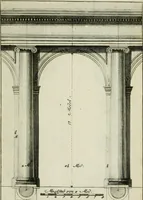 An illustration from Des Jacobi Barozzi von Vignola Grund Regeln über die fünff Säulen auffs neue zum fleissigsten ubersehen, mit unterschtedenen nöthingen Regeln vermehret und mit 50 rissern in Kupffer (1720)