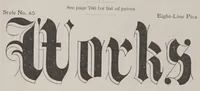 An illustration from A desk book of printing types; to which is appended a condensed catalogue and price list of printing machinery and materials (1898)