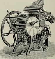 An illustration from Desk book of type specimens, borders, ornaments, brass rules and cuts : catalogue of printing machinery and printers' supplies (1900)