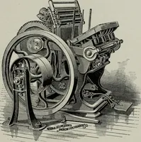 An illustration from Desk book of type specimens, borders, ornaments, brass rules and cuts : catalogue of printing machinery and printers' supplies (1900)