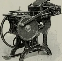 An illustration from Desk book of type specimens, borders, ornaments, brass rules and cuts : catalogue of printing machinery and printers' supplies (1900)