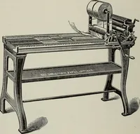 An illustration from Desk book of type specimens, borders, ornaments, brass rules and cuts : catalogue of printing machinery and printers' supplies (1900)