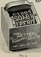 An illustration from Desk book of type specimens, borders, ornaments, brass rules and cuts : catalogue of printing machinery and printers' supplies (1900)