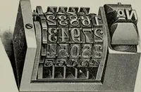 An illustration from Desk book of type specimens, borders, ornaments, brass rules and cuts : catalogue of printing machinery and printers' supplies (1900)