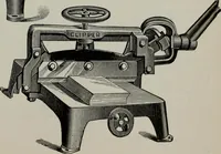 An illustration from Desk book of type specimens, borders, ornaments, brass rules and cuts : catalogue of printing machinery and printers' supplies (1900)