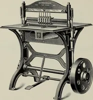 An illustration from Desk book of type specimens, borders, ornaments, brass rules and cuts : catalogue of printing machinery and printers' supplies (1900)