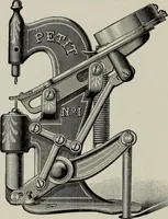 An illustration from Desk book of type specimens, borders, ornaments, brass rules and cuts : catalogue of printing machinery and printers' supplies (1900)