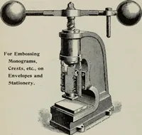 An illustration from Desk book of type specimens, borders, ornaments, brass rules and cuts : catalogue of printing machinery and printers' supplies (1900)