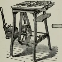 An illustration from Desk book of type specimens, borders, ornaments, brass rules and cuts : catalogue of printing machinery and printers' supplies (1900)