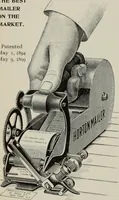 An illustration from Desk book of type specimens, borders, ornaments, brass rules and cuts : catalogue of printing machinery and printers' supplies (1900)