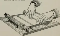 An illustration from Desk book of type specimens, borders, ornaments, brass rules and cuts : catalogue of printing machinery and printers' supplies (1900)