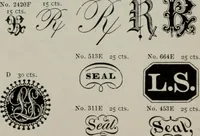 An illustration from Desk book of type specimens, borders, ornaments, brass rules and cuts : catalogue of printing machinery and printers' supplies (1900)