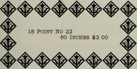 An illustration from Desk book of type specimens, borders, ornaments, brass rules and cuts : catalogue of printing machinery and printers' supplies (1900)
