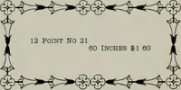 An illustration from Desk book of type specimens, borders, ornaments, brass rules and cuts : catalogue of printing machinery and printers' supplies (1900)