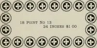 An illustration from Desk book of type specimens, borders, ornaments, brass rules and cuts : catalogue of printing machinery and printers' supplies (1900)