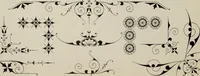 An illustration from Desk book of type specimens, borders, ornaments, brass rules and cuts : catalogue of printing machinery and printers' supplies (1900)