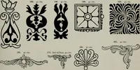 An illustration from Desk book of type specimens, borders, ornaments, brass rules and cuts : catalogue of printing machinery and printers' supplies (1900)