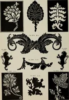 An illustration from Desk book of type specimens, borders, ornaments, brass rules and cuts : catalogue of printing machinery and printers' supplies (1900)