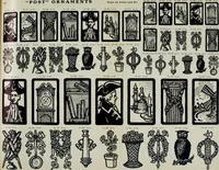 An illustration from Desk book of type specimens, borders, ornaments, brass rules and cuts : catalogue of printing machinery and printers' supplies (1900)